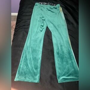 Juicy Couture Green Velour Pants